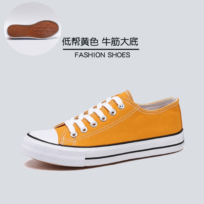 Giày Thể Thao Canvas Cổ Cao Thời Trang Hàn Quốc Cho Nam Nữ