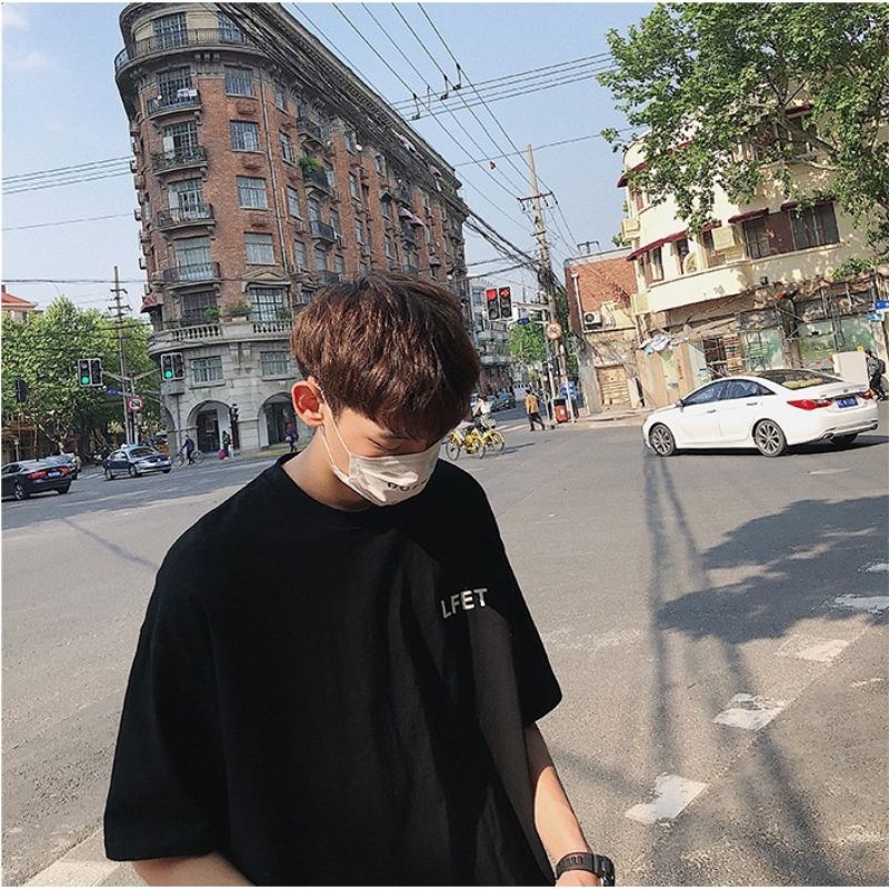 Áo thun cao cấp chính hãng LFET tay lỡ fom rộng , chất thun cotton 100% hàng VNXK