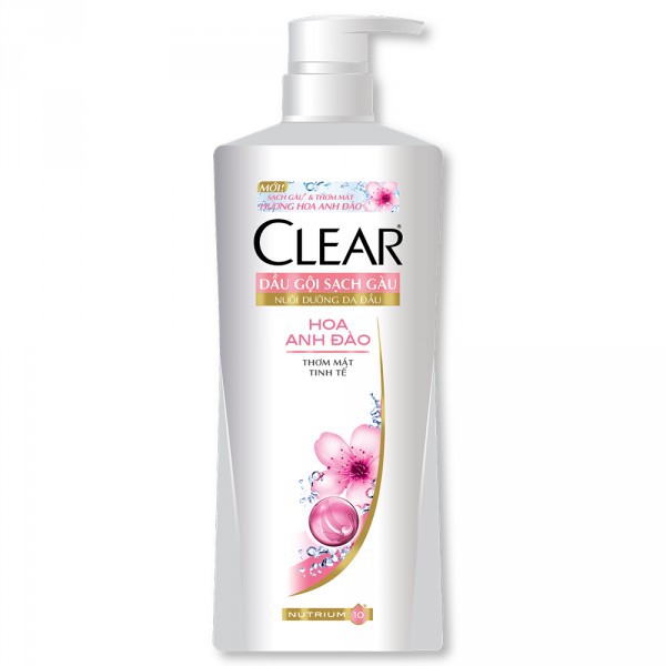 CLEAR dầu gội H.Hoa Anh Đào Thơm Mát 630g