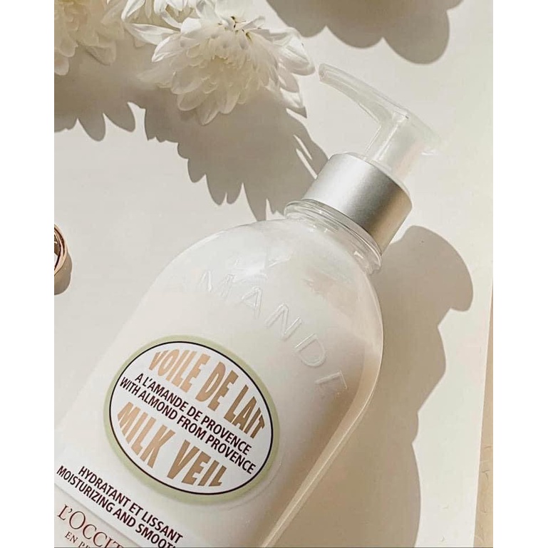 Sữa dưỡng thể Loccitane Almond Milk Veil | BigBuy360 - bigbuy360.vn
