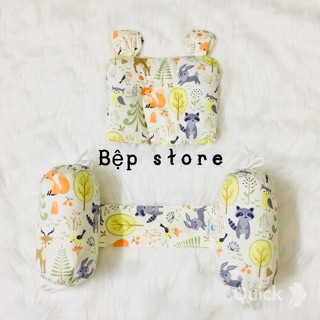 Bộ gối chẹn vỏ đỗ cho bé, gối chặn cho bé