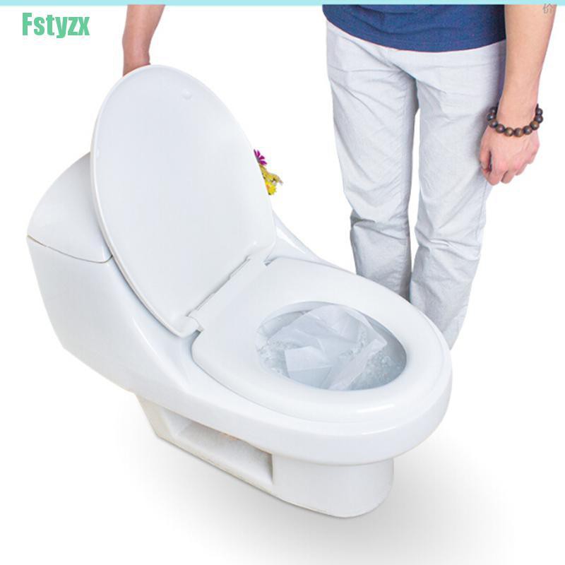 fstyzx 1 Pack 10Pcs Pocket Size healthful Safe Disposable Paper Toilet Seat Covers