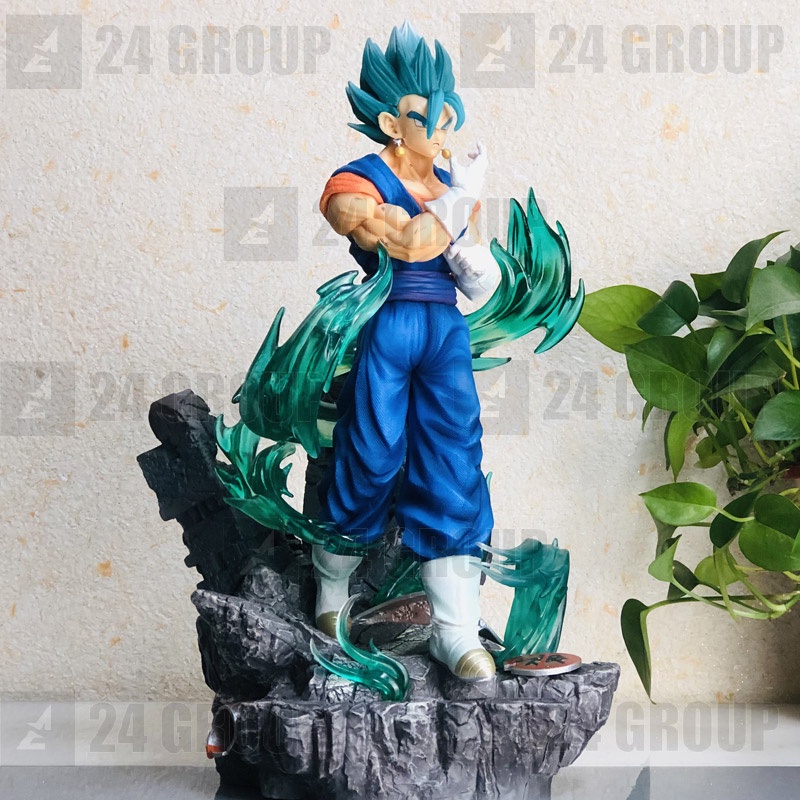 [3,4KG] Mô hình siêu to Vegito super saiyan blue cao 40cm có đèn led 3D vegeta goku mo hinh figure vegito dragonball