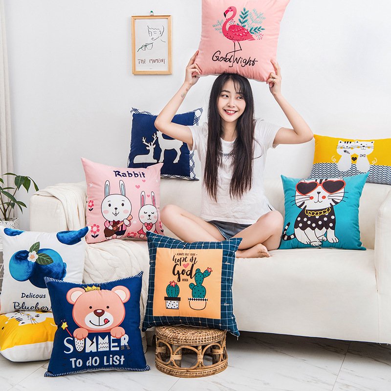 Vỏ gối tựa lưng,trang trí,sofa nhà cửa, văn phòng M73