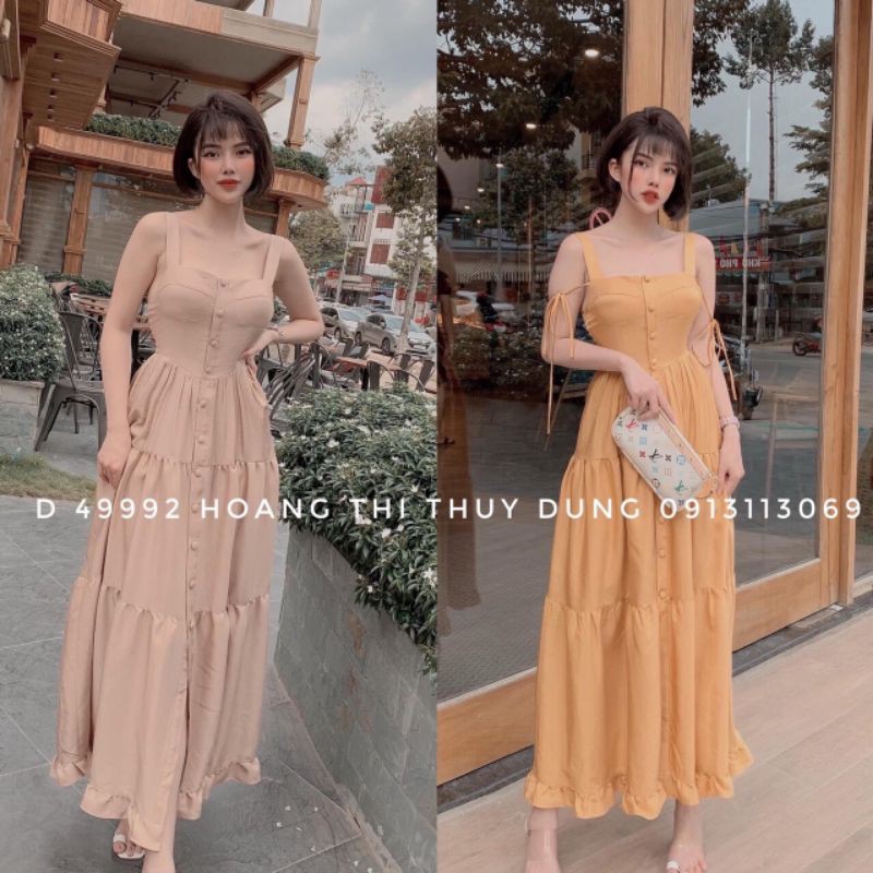 Đầm 2s phối bản to