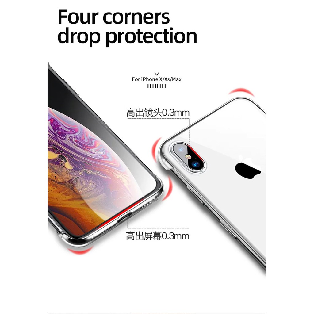 Ốp Điện Thoại Cứng Trong Suốt Siêu Mỏng Cho Iphone Xs Max Xr 13 12 Pro Max 12 Mini 11 Pro Max Se 7 8 Plus | BigBuy360 - bigbuy360.vn