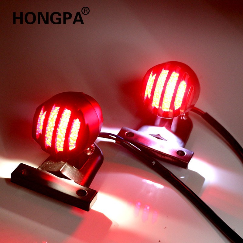 Đèn Đuôi Xe Mô Tô 12V Kèm Vỏ Lưới