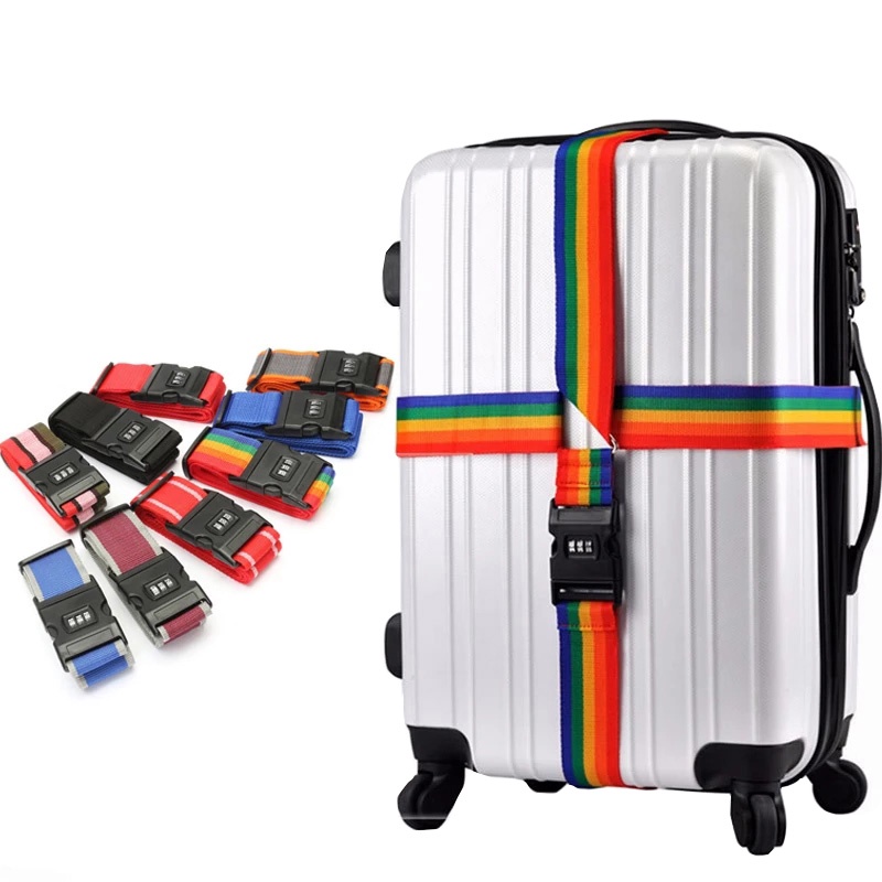 Dây Đai Có Khóa Mật Khẩu Cho Va Li Du Lịch