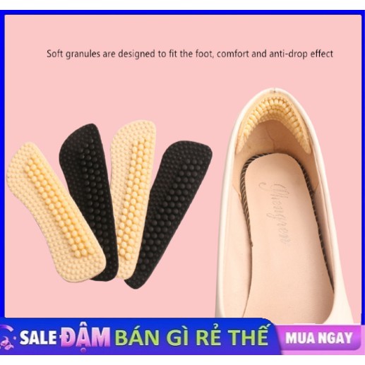 Miếng lót giày 4d tiện dụng Heel Liner 9.3x2.5cm ,tạo cảm giác thoải mái cho chân, dễ làm sạch
