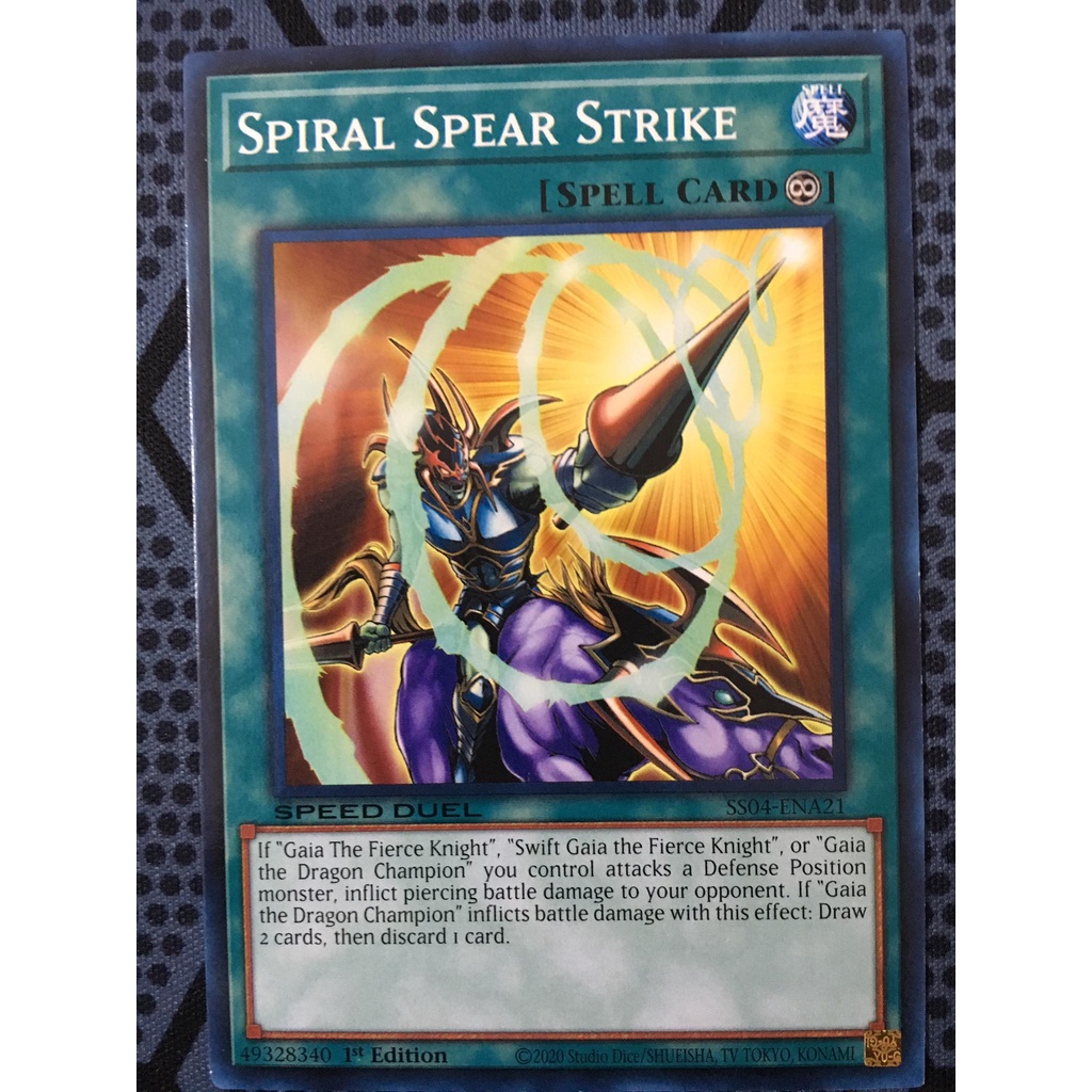 Bài yugioh speed duel - Spiral Spear Strike - SS04-ENA21 - Common 1st Edition