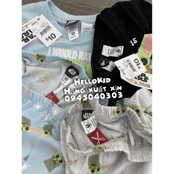 B149 - Bộ thun cotton Starwar cho bé