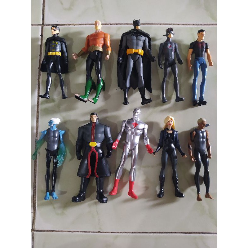 Set 10 Mô Hình Nhân Vật Siêu Anh Hùng Dc Comics