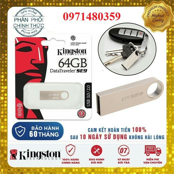 Usb 2.0 bảo hành 5 năm 64GB 32GB nhỏ gọn Dtse9 thích hợp lưu trữ dữ tài liệu công ty nhạc phim ô tô | BigBuy360 - bigbuy360.vn