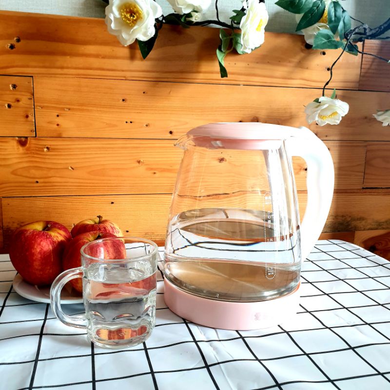 Ấm đun siêu tốc thủy tinh 2l