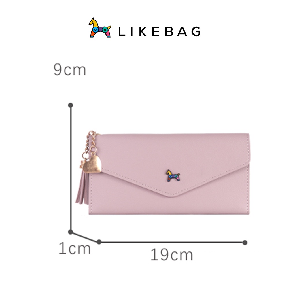 Ví nữ cầm tay dáng dài LIKEBAG form đẹp da Pu cao cấp kiểu dáng thời trang 280993C - LIBAGI