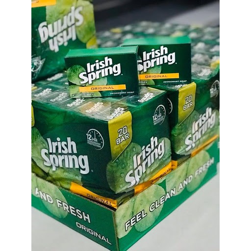 [Lốc 20 cục] Xà phòng Irish Spring Original Feel Clean and Fresh.