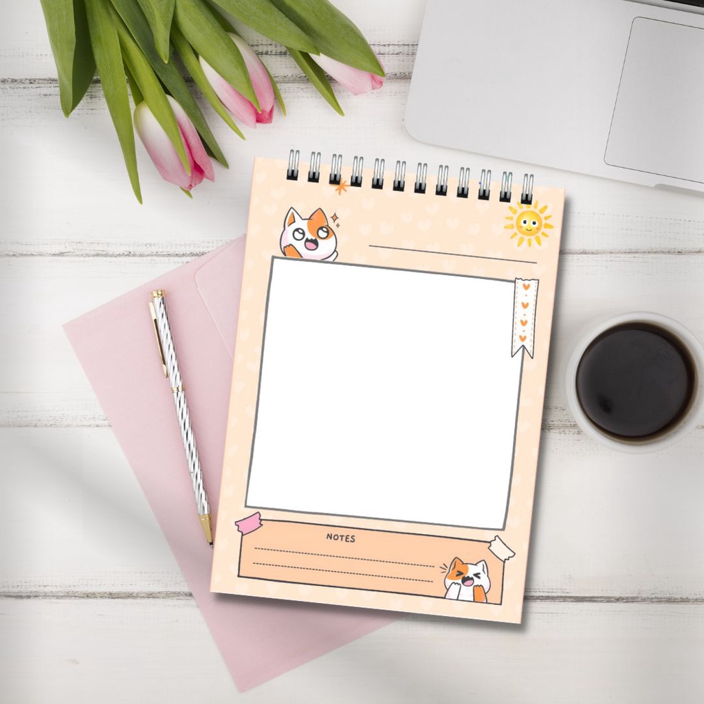 Sổ tay ghi chép từ vựng, lập kế hoạch lịch trình tiện lợi, có thể xé rời size 14.5x10cm