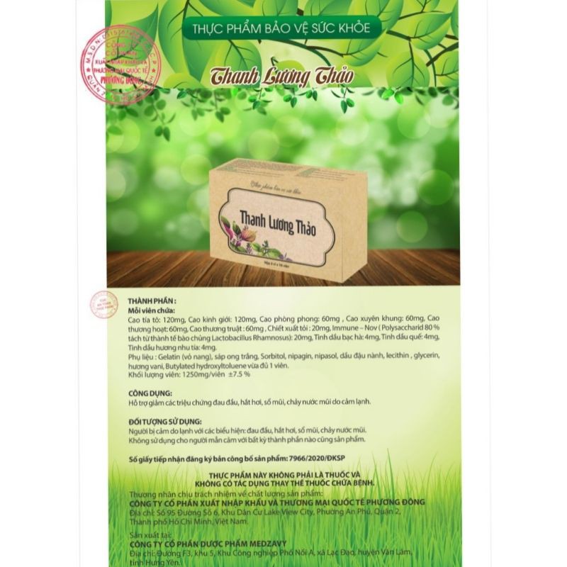 Thanh lương thảo sirô | BigBuy360 - bigbuy360.vn