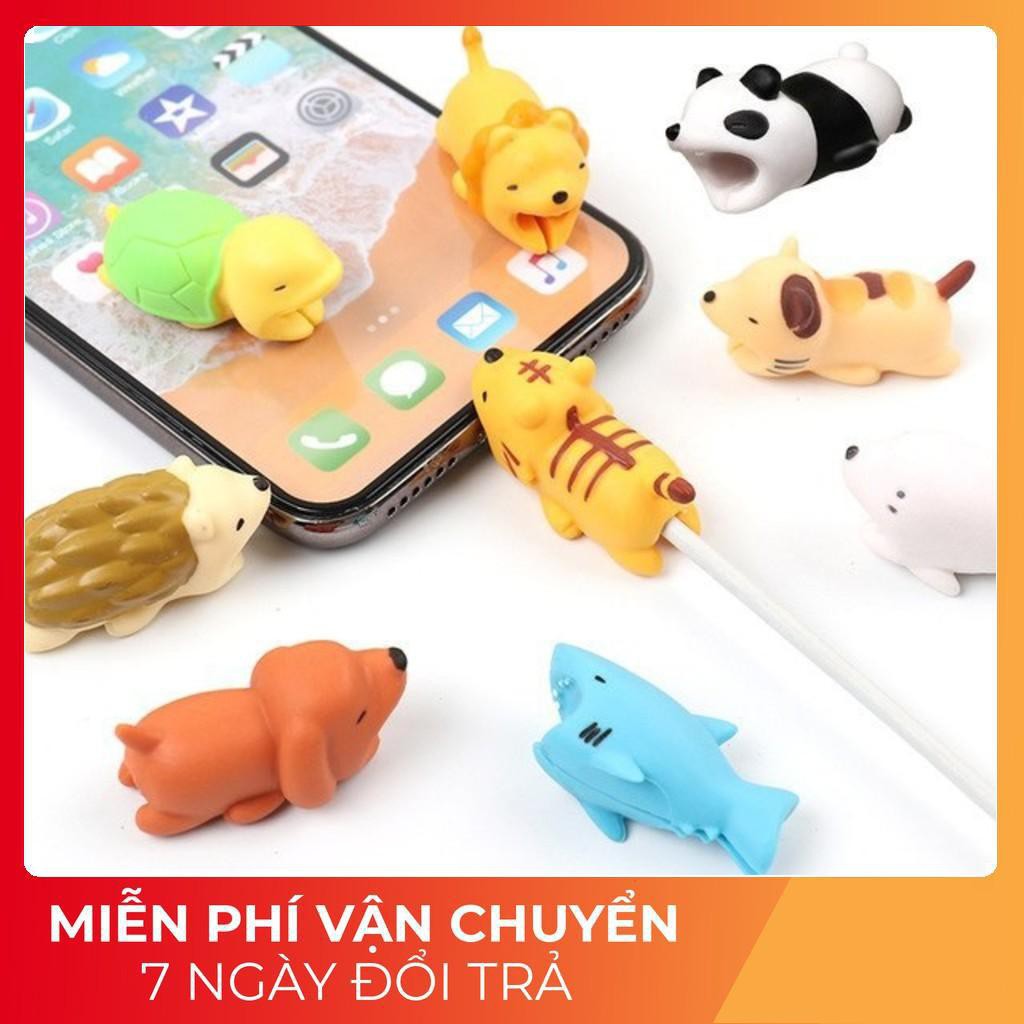 [Siêu Sale] -  Nút Bảo Vệ Đầu Sạc Hình Thú Đáng Yêu - Giao Màu Ngẫu Nhiên