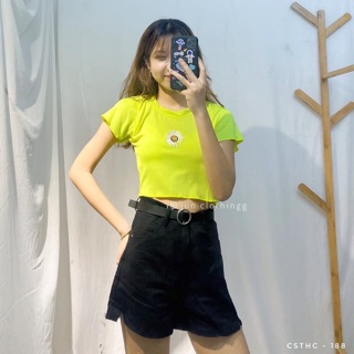 Crt sóng thêu hoa cúc