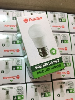 Combo 5 bóng đèn led tròn 3W Rạng Đông