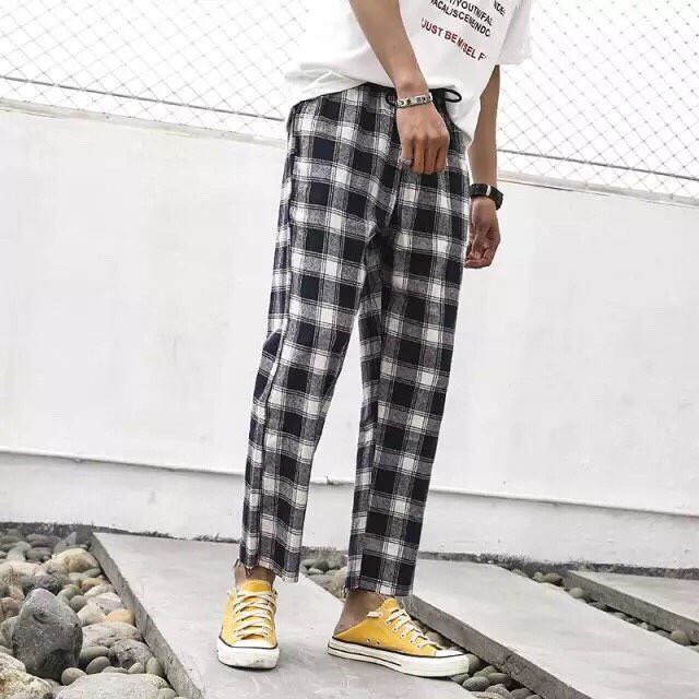 [HÌNH THẬT] PLAID PANTS - QUẦN BAGGY CARO UNISEX | BigBuy360 - bigbuy360.vn