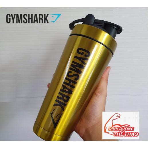 STAINLESS SHAKER GYMSHARK - Bình lắc Kim loại siêu bền Gym shark