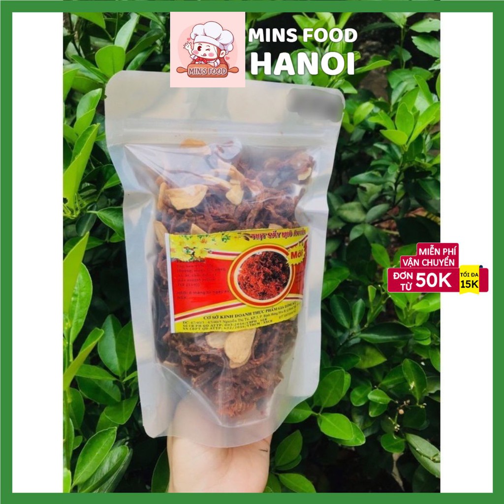 100gr Khô heo cháy tỏi siu ngon