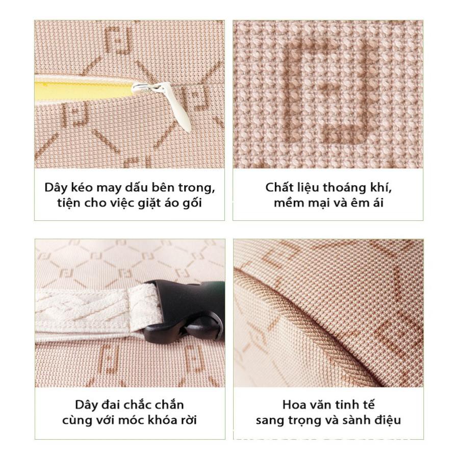 Gối đầu cao su non FOCUS GUCCI F-TM05F-B màu xám - Nhập Khẩu Chính Hãng