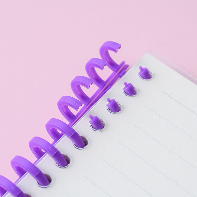 Set 5 Vòng Xoắn 30 Lỗ Khổ A4 Chuyên Dụng Dùng Cho Sổ Tay