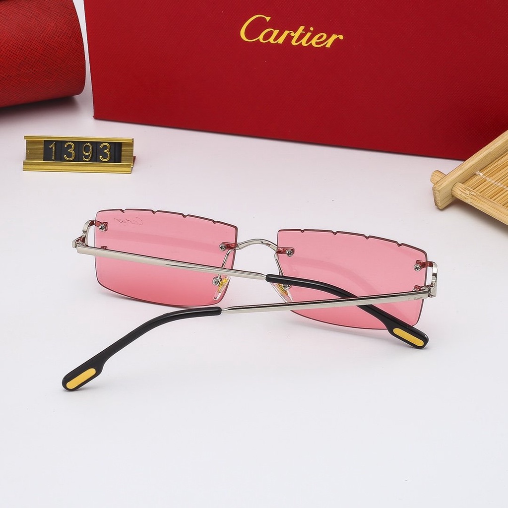 Ready Stock ! Cartier！The New Anti-UV 400 Polarized Driving Sunglasses For Women Kaca Mata Lelaki