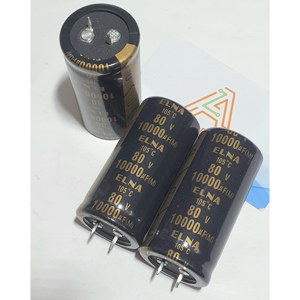 Tụ Audio Elna 10000uf 80v 30x60mm