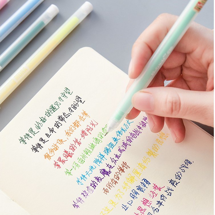 [Mã LIFE1003ALL giảm 10% đơn 50K] Bút mực gel Mira cute, bút viết calligraphy ngòi 0.5mm nhiều màu dễ thương