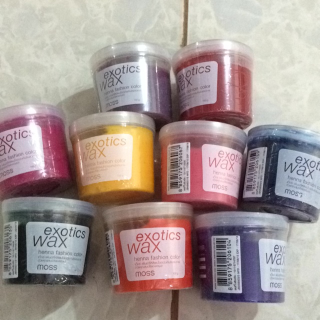 wax tóc màu Exotics