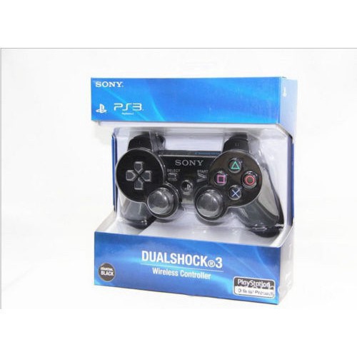 Sony PS3 Playstation 3 với cáp USB miễn phí Bộ điều khiển Dualshock 3 SIXAXIS không dây cho máy tính xách tay máy tính b