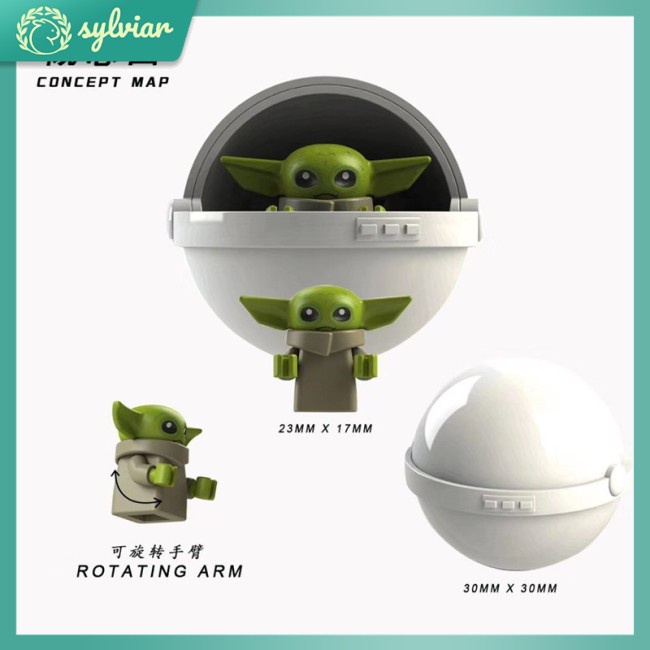 Mô Hình Đồ Chơi Lego Nhân Vật Yoda Trong Phim Star Wars