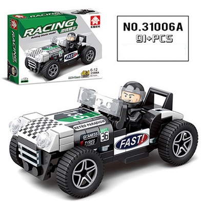 [Rẻ vô địch] Bộ lego đồ chơi ô tô đua siêu cấp 90 chi tiết