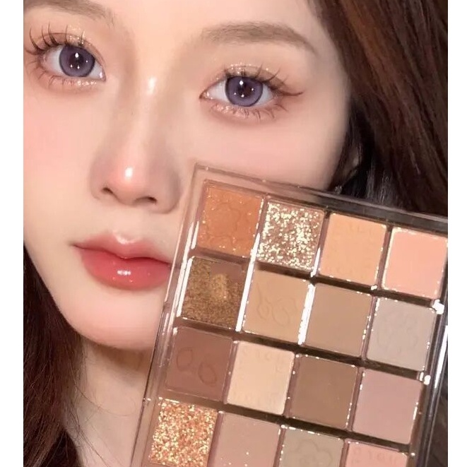 Phấn mắt dikalu sakura 20 ô tone nây tây nhũ lì