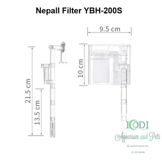Máy lọc thác bể cá Nepall Filter