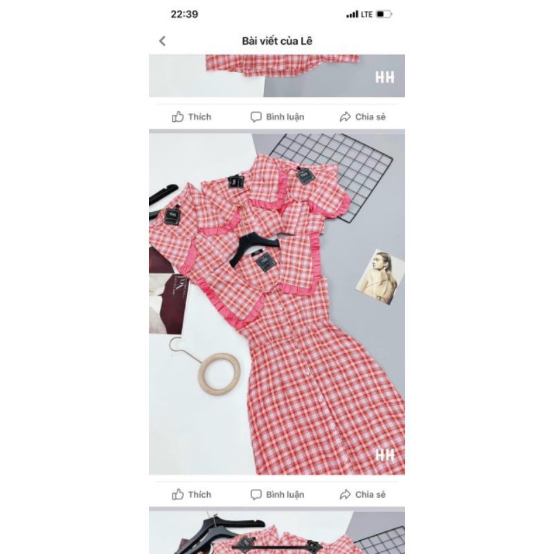 váy kẻ cổ bèo | BigBuy360 - bigbuy360.vn