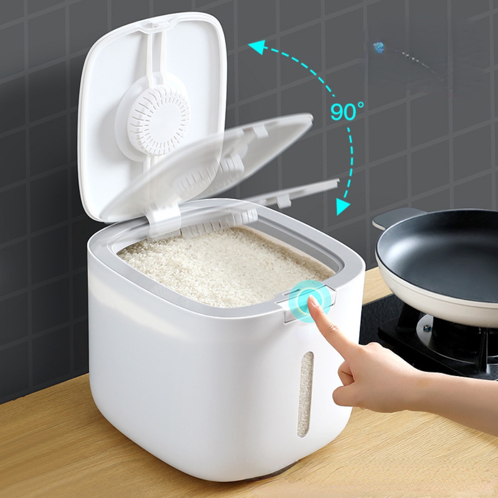 Thùng Đựng Gạo Thông Minh - Chống Ẩm, Chống Mối Mọt - Loại 5kg và 10kg - kín có thể tháo rời Oxygen072