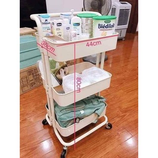KỆ SẮT 3 TẦNG TROLLY