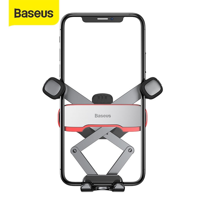 Giá đỡ điện thoại cho ô tô Baseus gắn cửa gió thiết kế thông minh đặt để đt chỉ cần thao tác 1 tay cho xe hơi oto