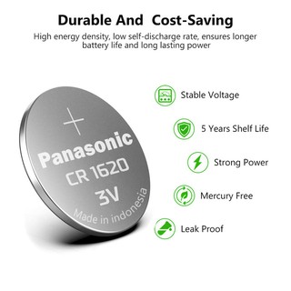 Pin CR1620 panasonic lithium 3V