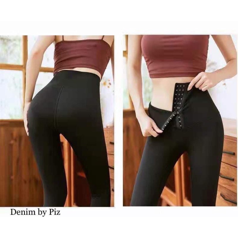 Quần gen nịt bụng định hình nâng mông dáng ngố dài