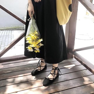 giày búp bê nữ buộc dây