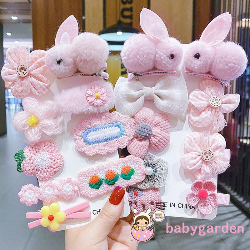 Set 9 Kẹp Tóc Dễ Thương Cho Bé Gái