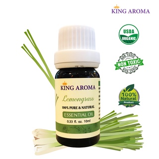 Tinh Dầu Sả Chanh Kingaroma - Lemongrass Essential Oil | 100% Nguyên Chất | Cao Cấp, Khử Mùi, đuỗi muỗi