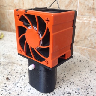 (DIY) Quạt thổi gió, quạt làm mát dùng pin 12.6v cực mạnh