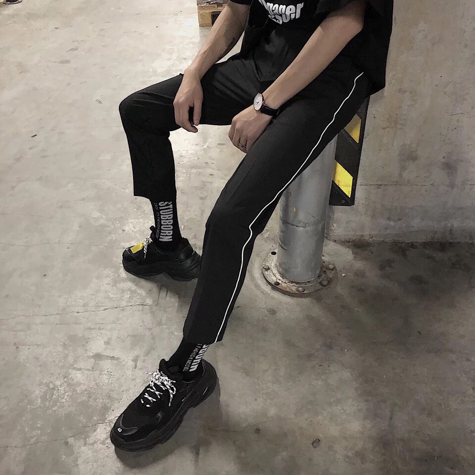 Quần Tây Âu Sọc Trắng Little